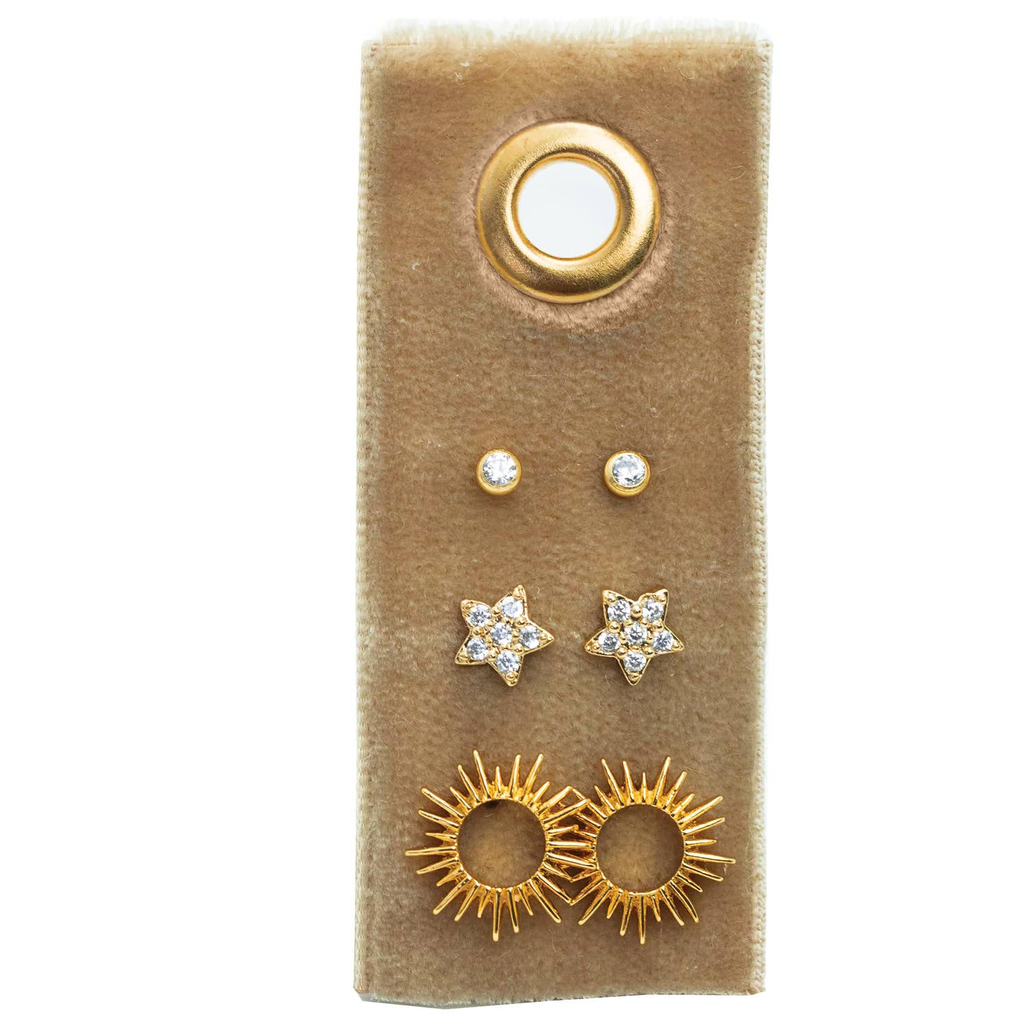 Sunburst Velvet Stud Gift Set