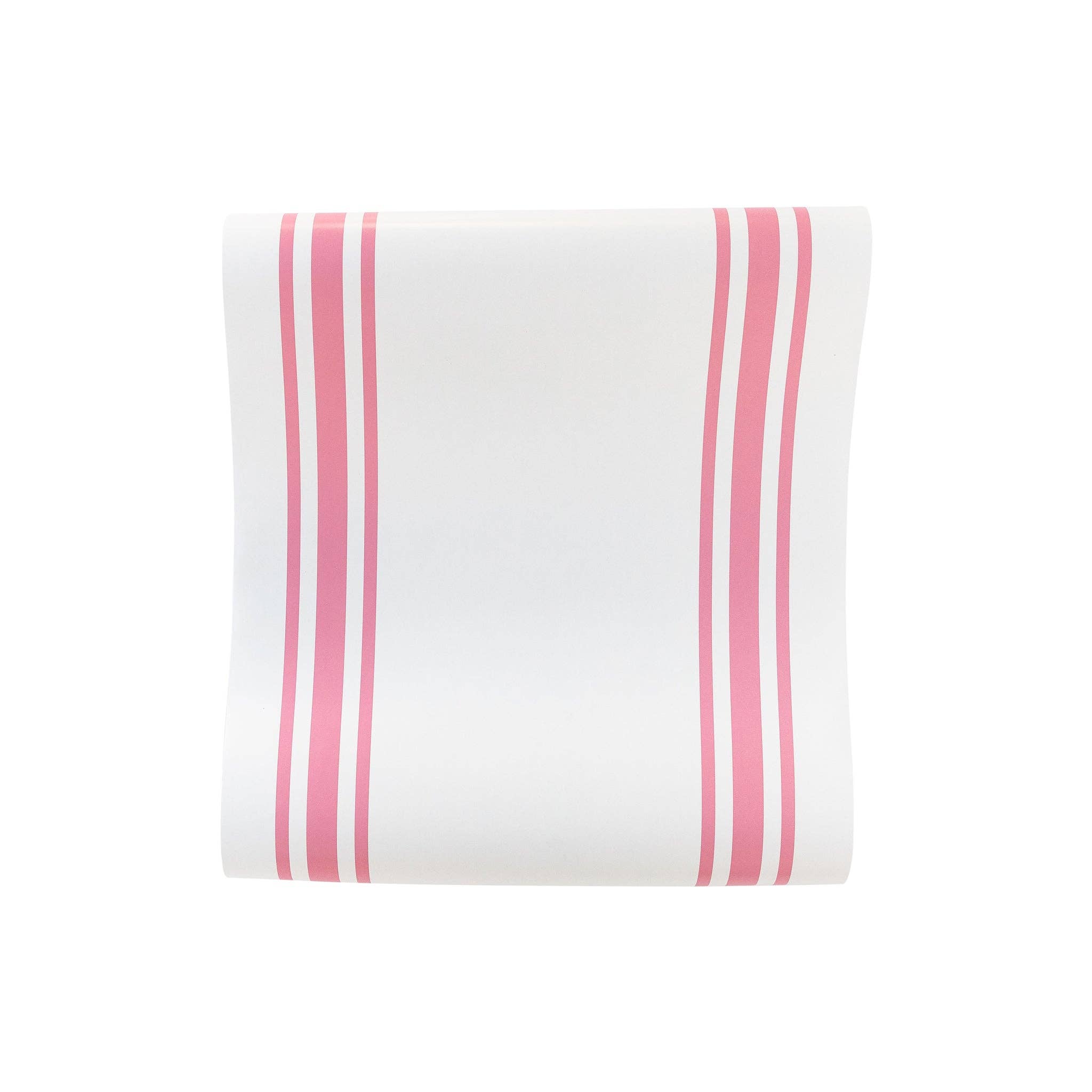 Pink Striped Table Runner