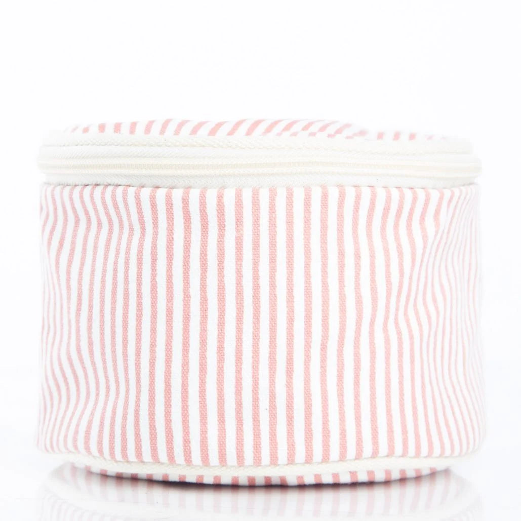 Stripes Round Case - Rose