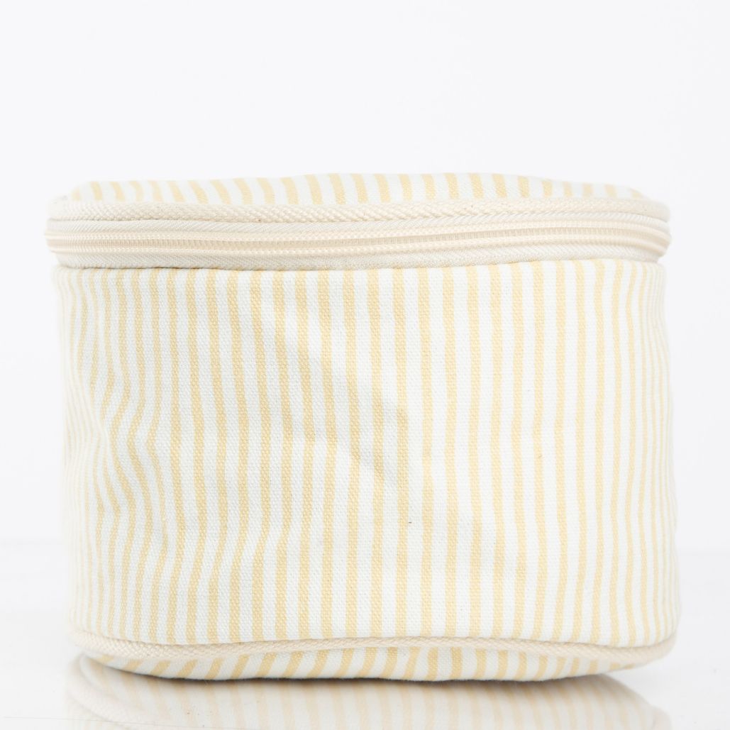 Stripes Round Case - Yellow