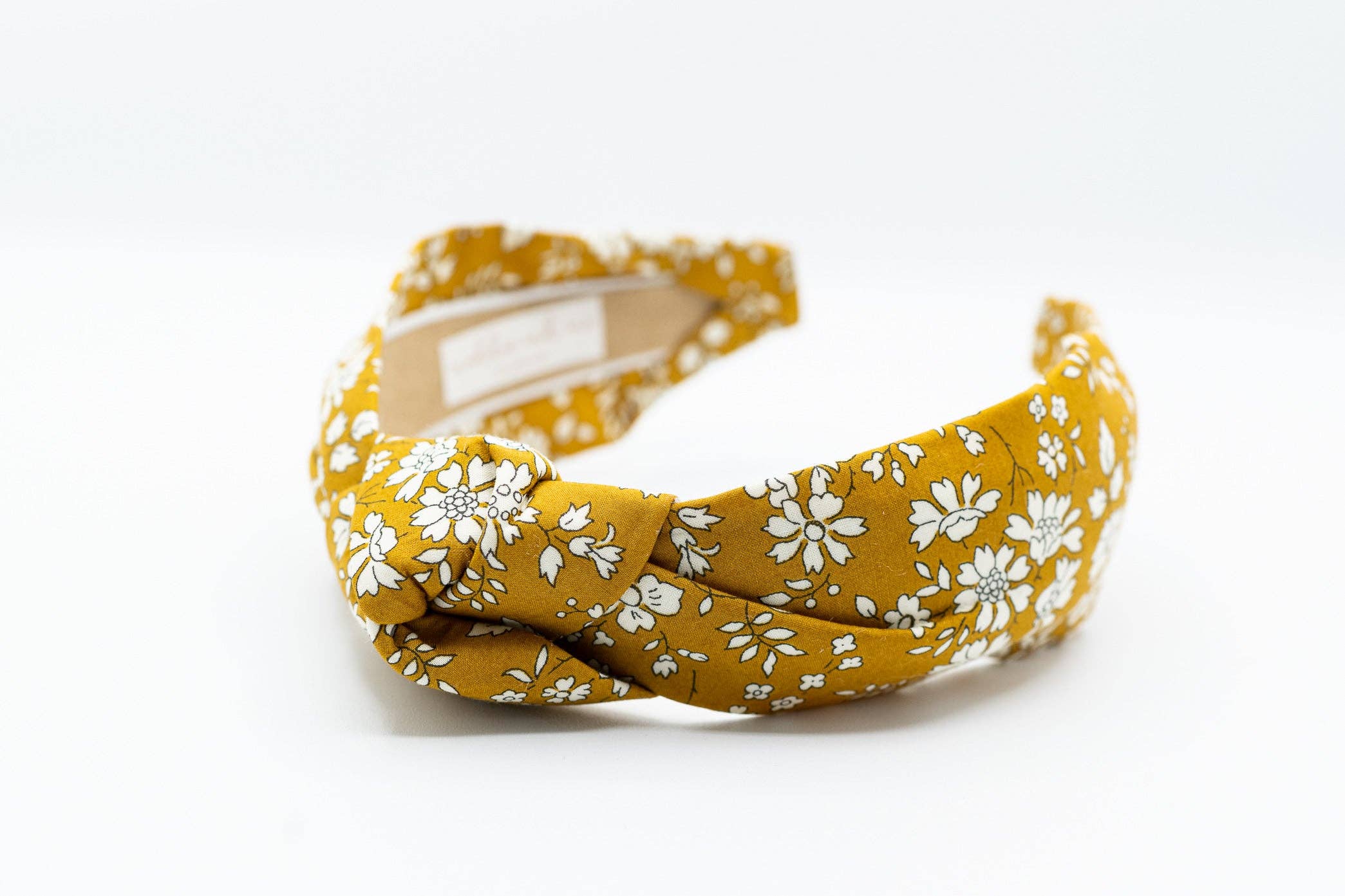 Liberty of London Mustard Floral Knot Headband