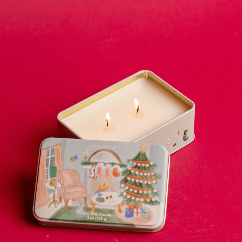 Persimmon + Chestnut Candle Tin