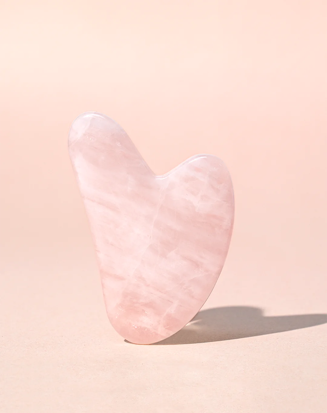 ROSE QUARTZ GUA SHA FACIAL SCULPTING TOOL