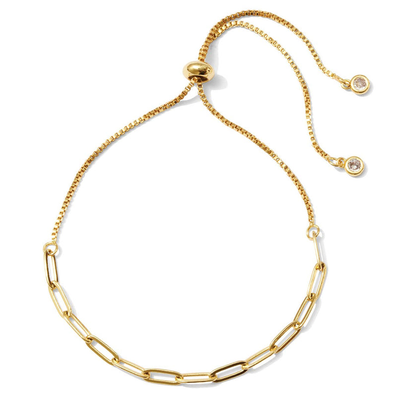 Delicate Link Chain Pulley Bracelet