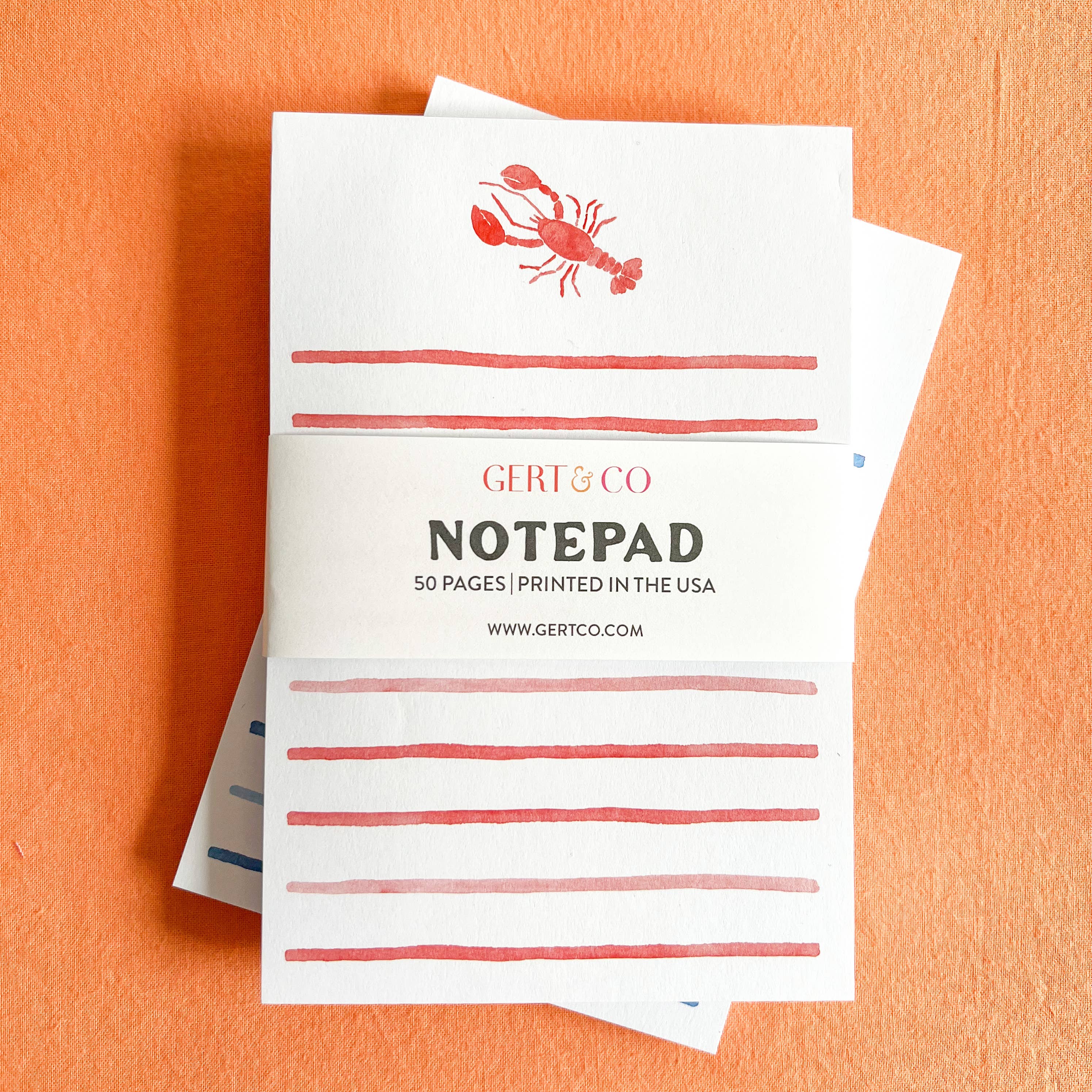 Coastal Lobster Notepad