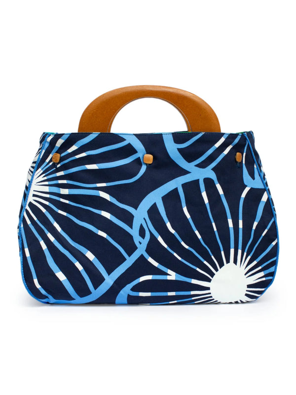 Jubilee Blue & Primrose Navy Bermuda Bag