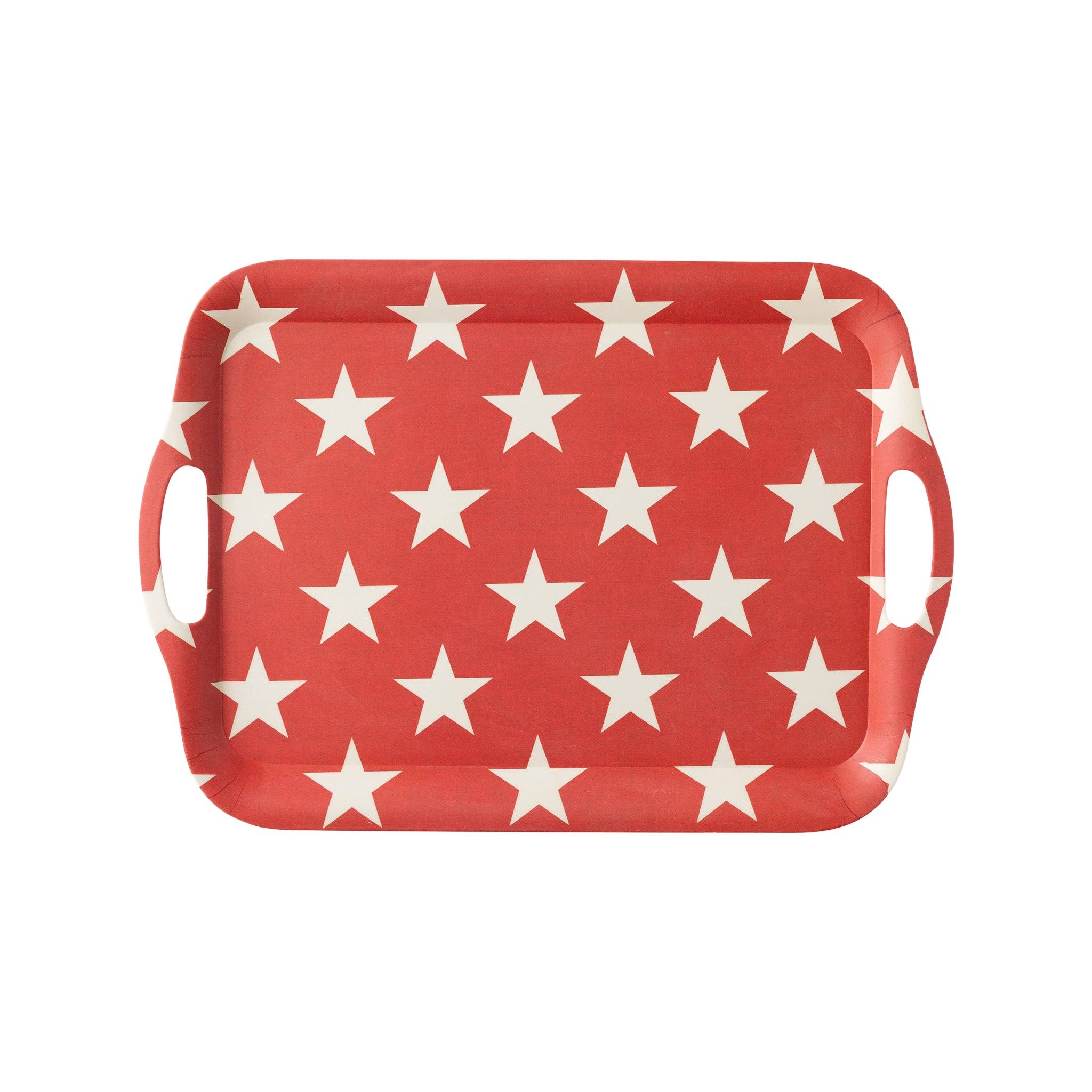 Red Star Reusable Bamboo Tray