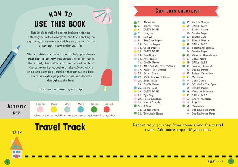 Adventure Journal: 50 Things to Try on Vacation