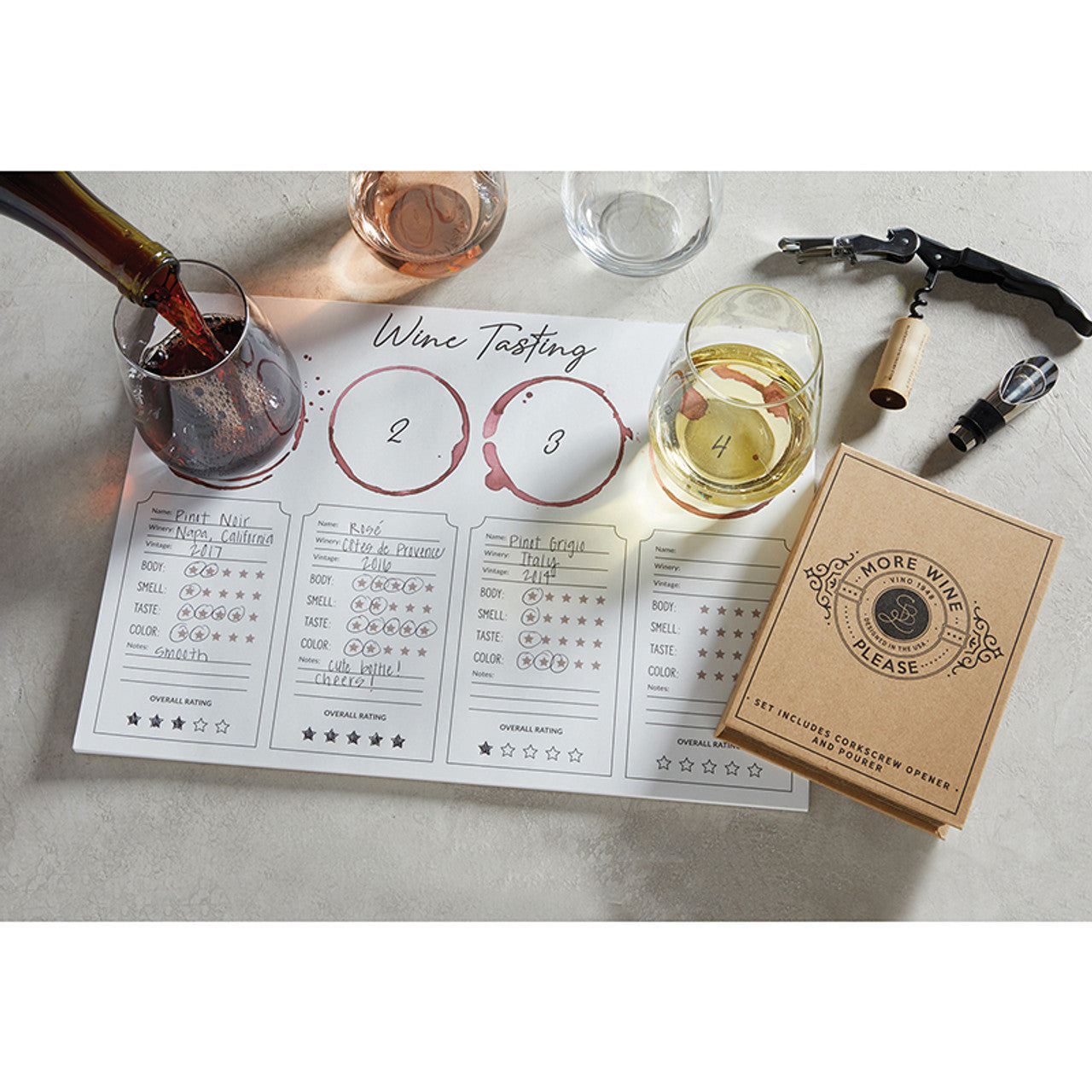 Wine Tasting Placemat