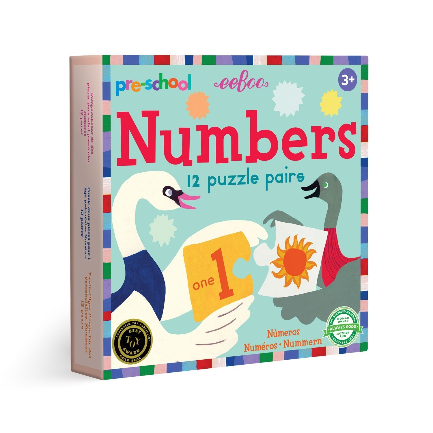 Numbers Puzzle Pairs